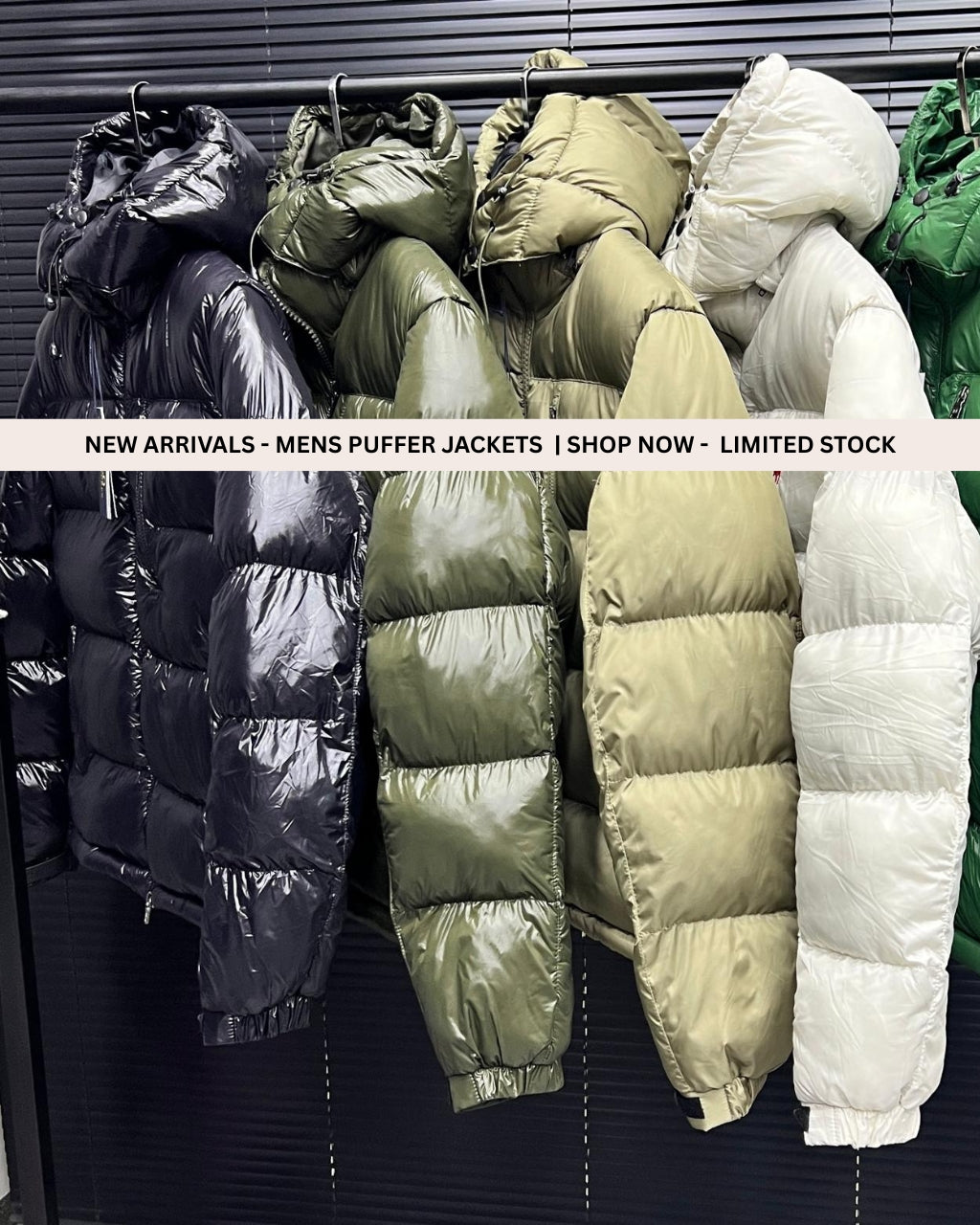 Men Puffer Hooded Jacket