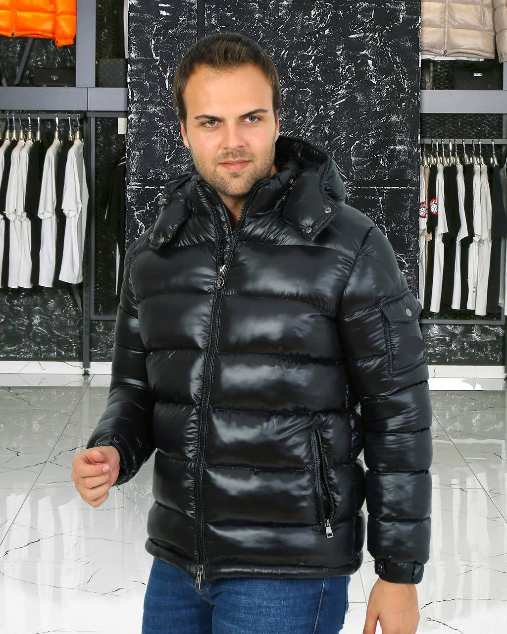 Puffy Hood Jacket