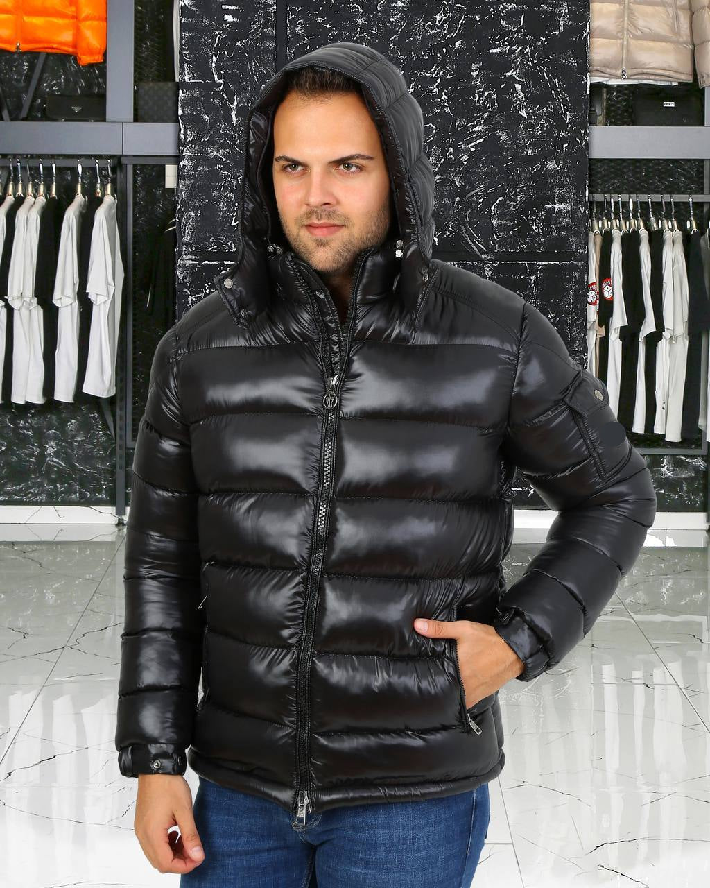 Puffy Hood Jacket