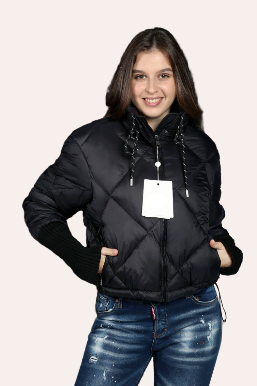 Metallic Puffer Jacket